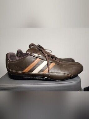 Porsche Design Adidas Brown with Tan Accents, Size 12